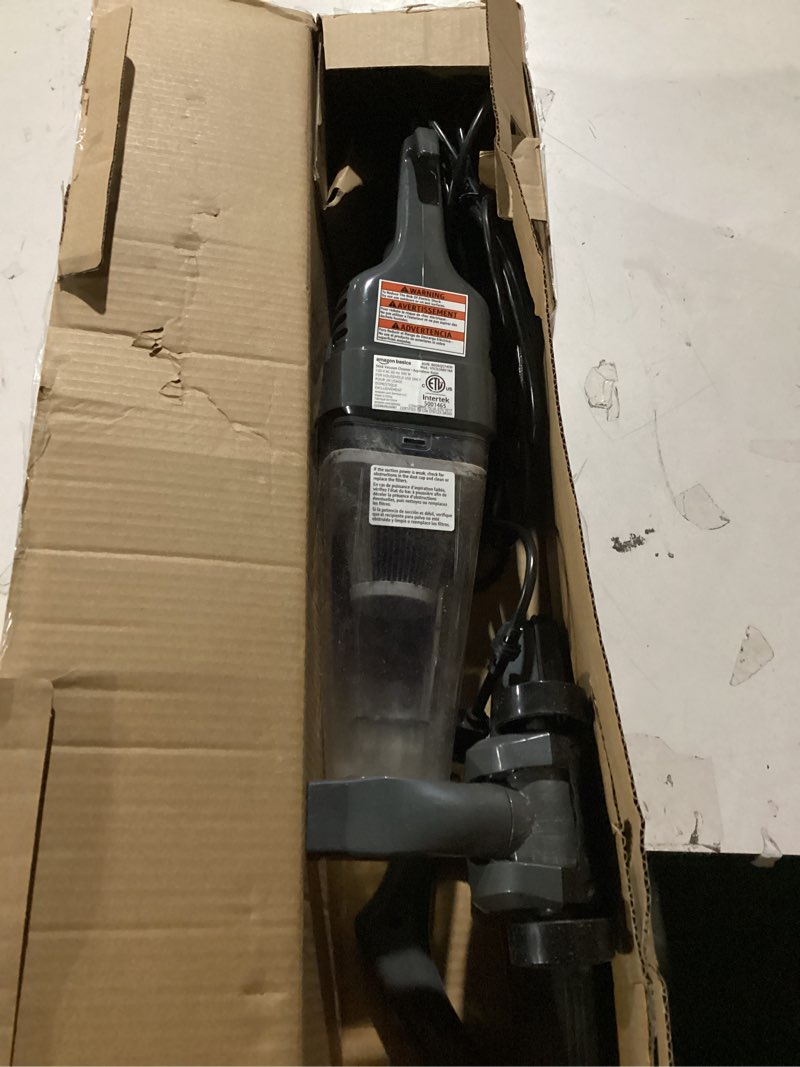 Condition photo showing As Is for bissell featherweight stick lightweight bagless vacuum with crevice tool, 2033m, black featherweight (black)