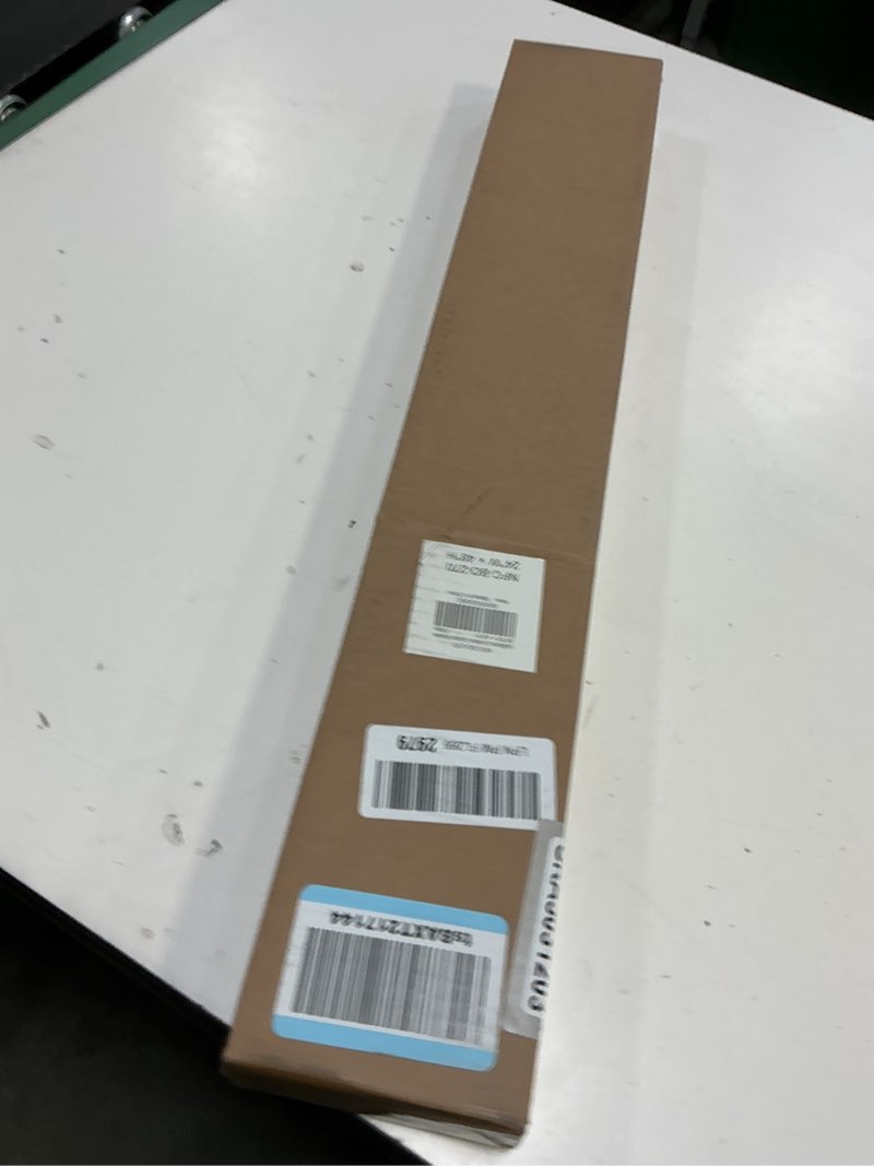 Condition photo showing New/Like New for lazblinds cordless cellular shades, no tools no drill blackout honeycomb shades pleated blinds for windows, 24'' w x 48'' h, silver white blackout-silver white 24'' w x 48'' h