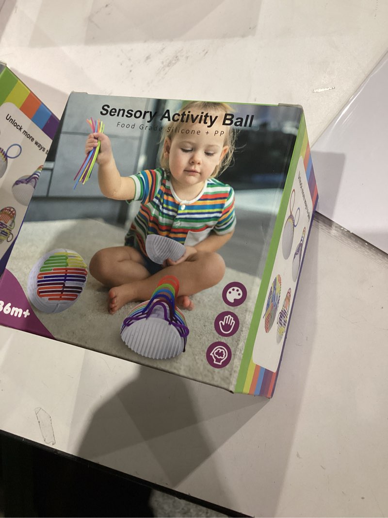 Condition photo showing New/Like New for Sensory Ball Toy for Toddlers Ages 3-5: Sensory Activity Board Fidget Toys for Kids Adults for Autism ADHD Calming Focus Stress Relief Educational Gift for Kids Ages 3 4 5