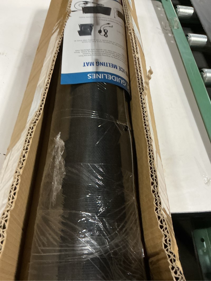 Condition photo showing New/Like New for Tinideya 2 Pcs Heated Snow Melting Mat, Heated Outdoor Mats, Non Slip Rubber Heating Entrance Mats with Power Cord Snow and Ice Melting Pad for Winter Outdoor Stairs Entrance (30 x 30 Inch)