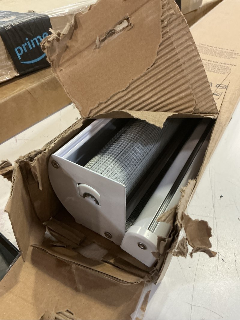 Condition photo showing Good Condition for window blinds dual layer polyester zebra roller light filtering sheer shades window treatments privacy light control for day and night(w42 x h72(inch), grey) 42"w x 72"h grey