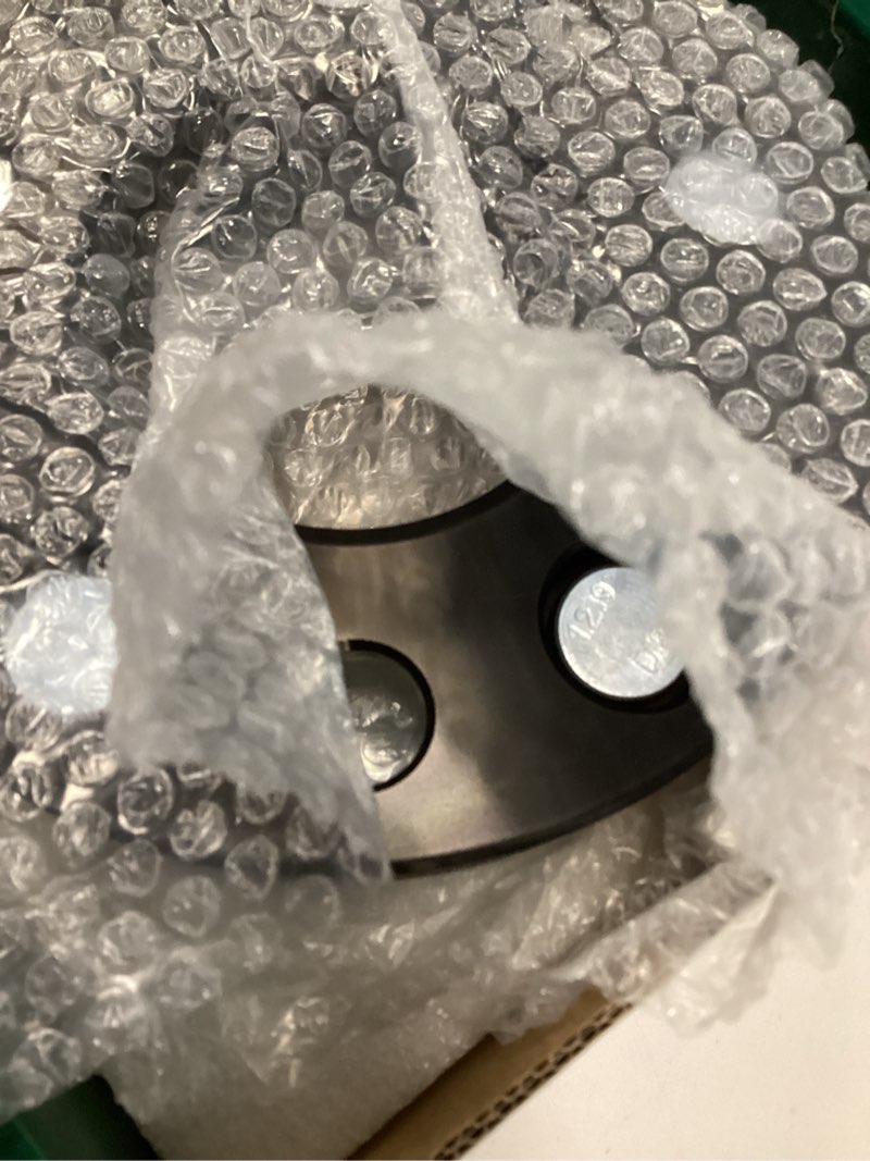 Condition photo showing New/Like New for yhtauto 5x4.5 hub centric wheel spacers 20mm compatible with nissan & infiniti model, altima, rogue, sentra, murano, qx60, q50, qx50, 5x114.3mm tire spacers w/ 12x1.25 studs 66.1mm hub bore 5 lug 2pcs black 20mm ( 2 pcs )