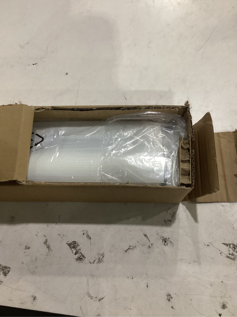Condition photo showing New/Like New for lazblinds no-drill cordless zebra blinds - dual layer light filtering & room darkening, free-stop lift, easy install, day & night privacy with valance for window 26" w x 72" h, white 26"w x 72"h white