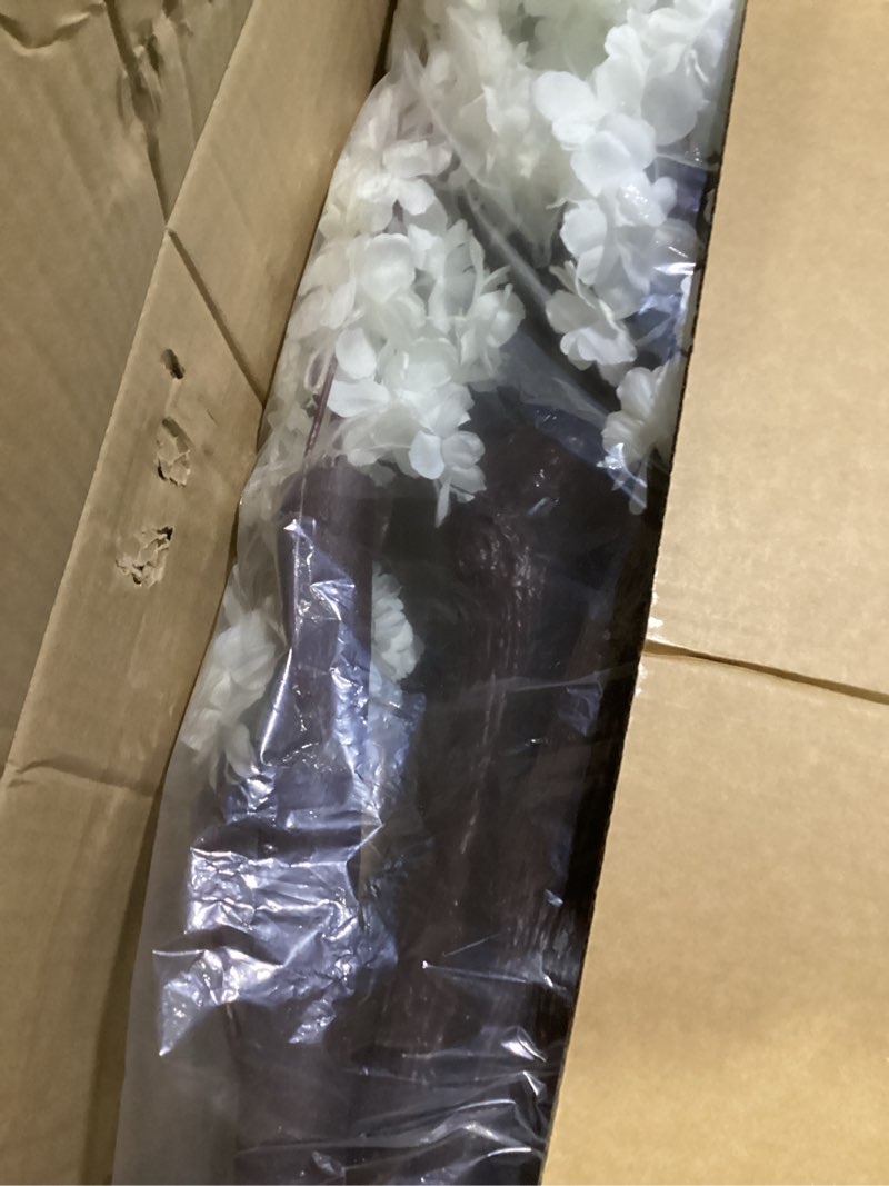 Condition photo showing Good Condition for white artificial cherry blossom tree for home, wedding, office, living room - indoor outdoor decor (6.5ft/2m)