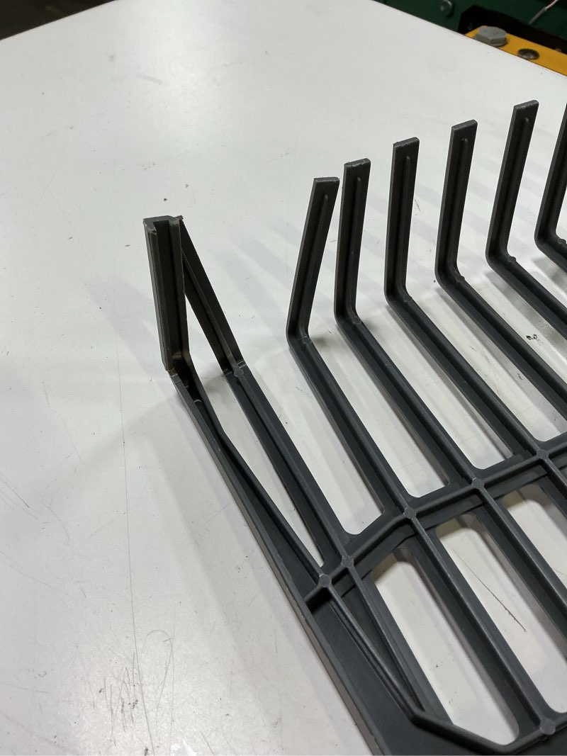 Condition photo showing As Is for project source 8-in plastic shrub rake with steel handle