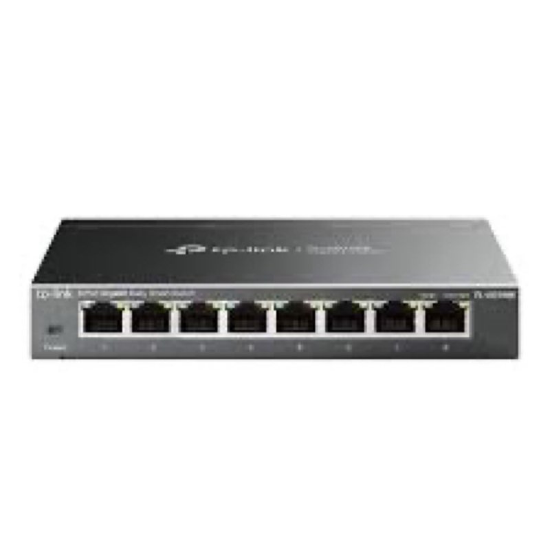 TP-Link 8 Port Gigabit Switch | Easy Smart Managed | Plug & Play | Desktop/Wall-Mount | Sturdy Metal
