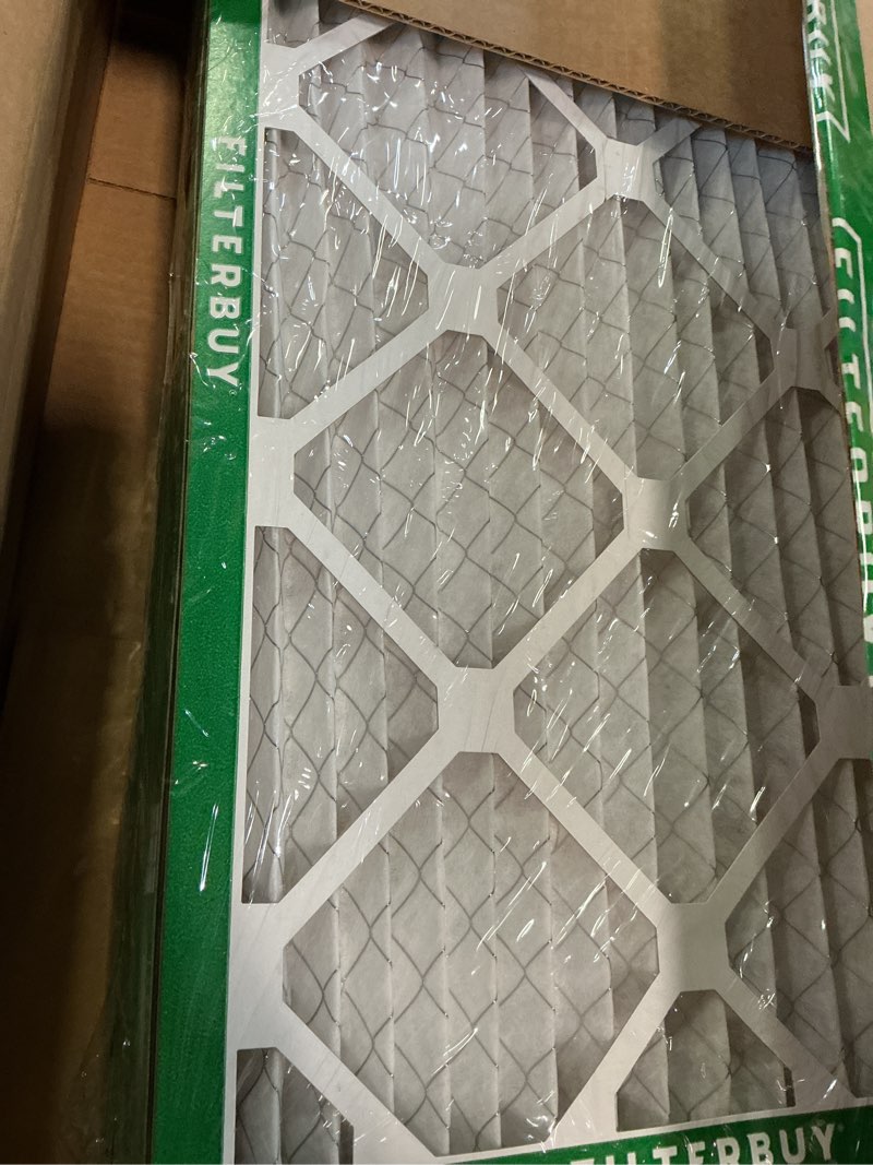 Condition photo showing New/Like New for filterbuy 14x24x1 air filter merv 8 dust defense (6-pack), pleated hvac ac furnace air filters replacement (actual size: 13.38 x 23.38 x 0.75 inches)