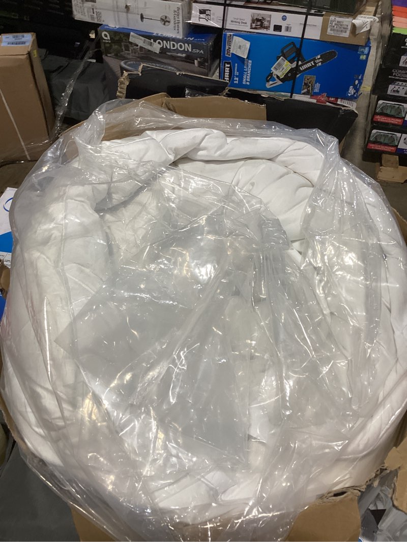 Condition photo showing As Is for allswell down alternative mattress topper king