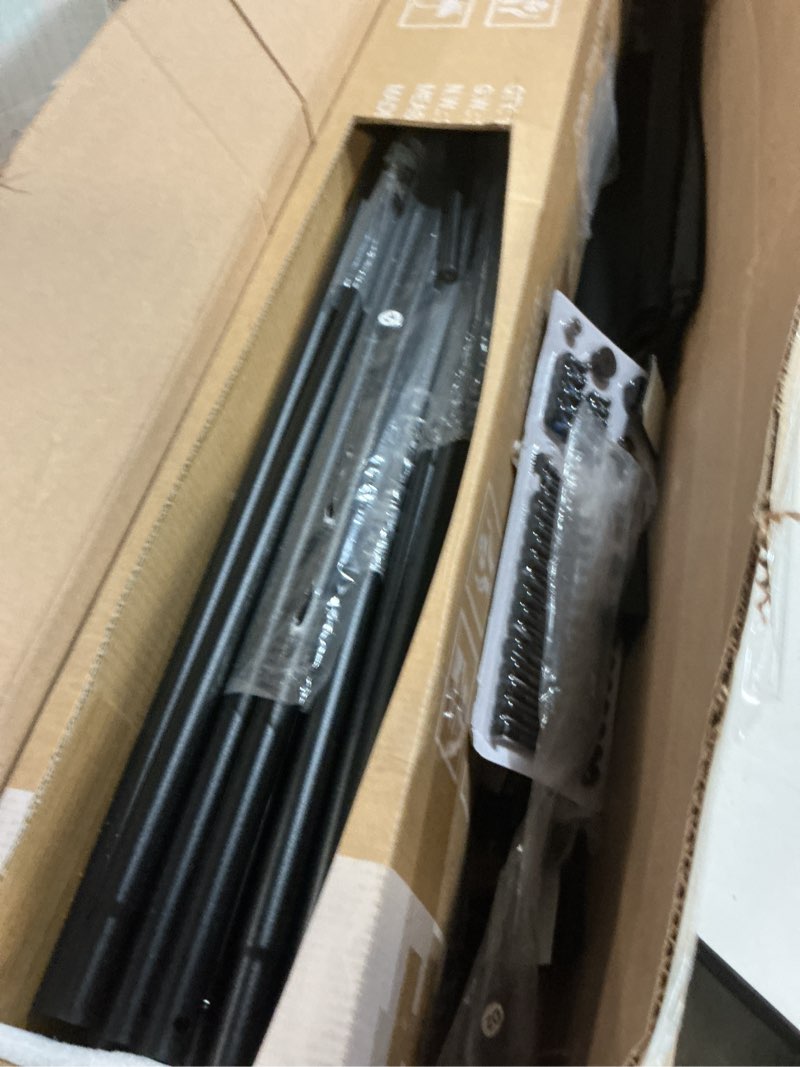 Condition photo showing Good Condition for MAYOLIAH 8-Panel Black Room Divider 6ft Tall Folding Privacy Screen Portable Office Partition 160" W X 72" H Black 8 Panel