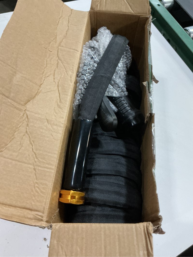 Condition photo showing Good Condition for itsonestep garden hose 100ft, 3/4ght non-expanding water hose lightweight, flexible garden hose with 10 function nozzle, kink-free, sturdy, high-pressure, abrasion resistant hoses for yard, garden black 100ft