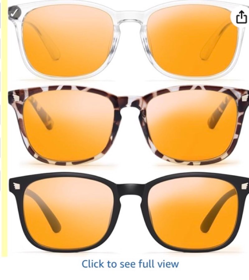 Gaoye Stylish Blue Light Glasses for Woman - Computer Glasses 99% Blue Light Blocking - Lightweight TR90 Frames - 3 pack