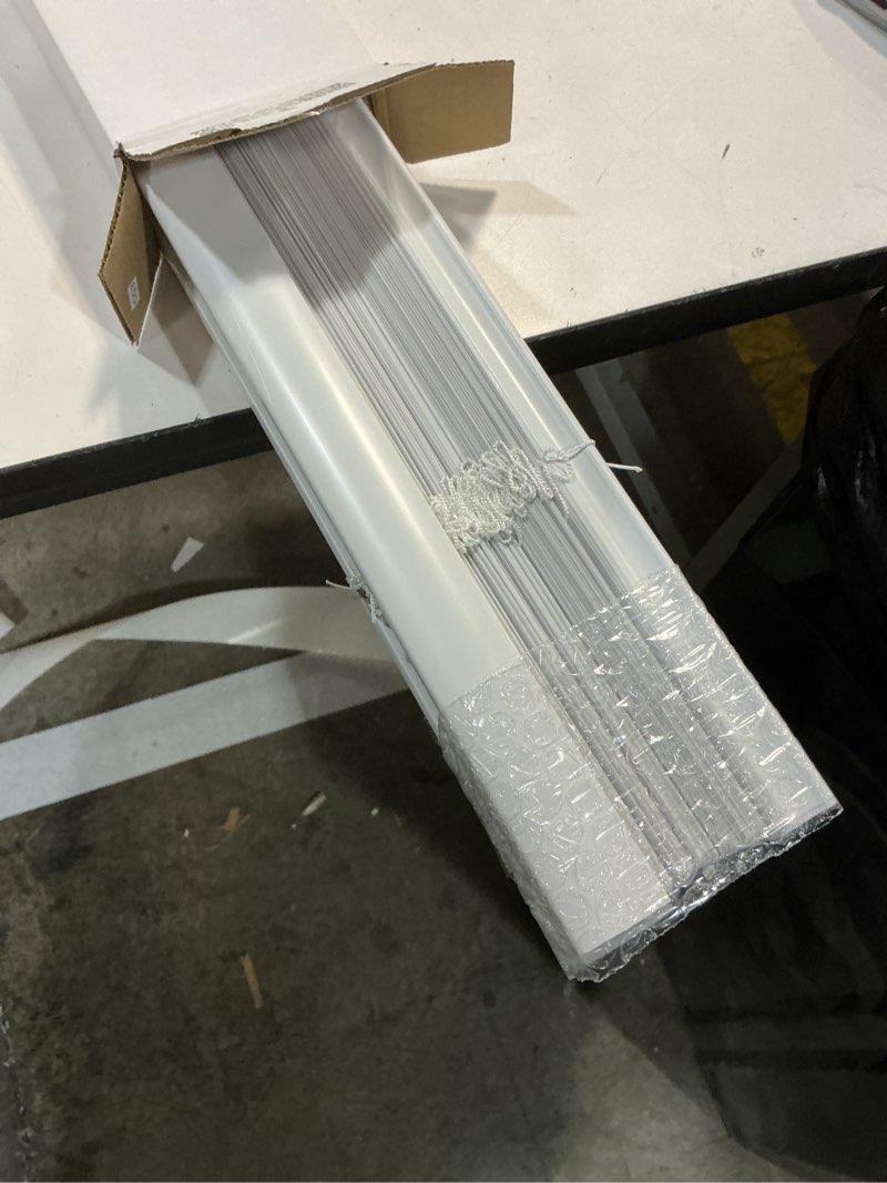 Condition photo showing Good Condition for Window Blinds: White, 24 in Wd, 72 in Ht, 1 in Dp, Vinyl, Left, Cordless Manual