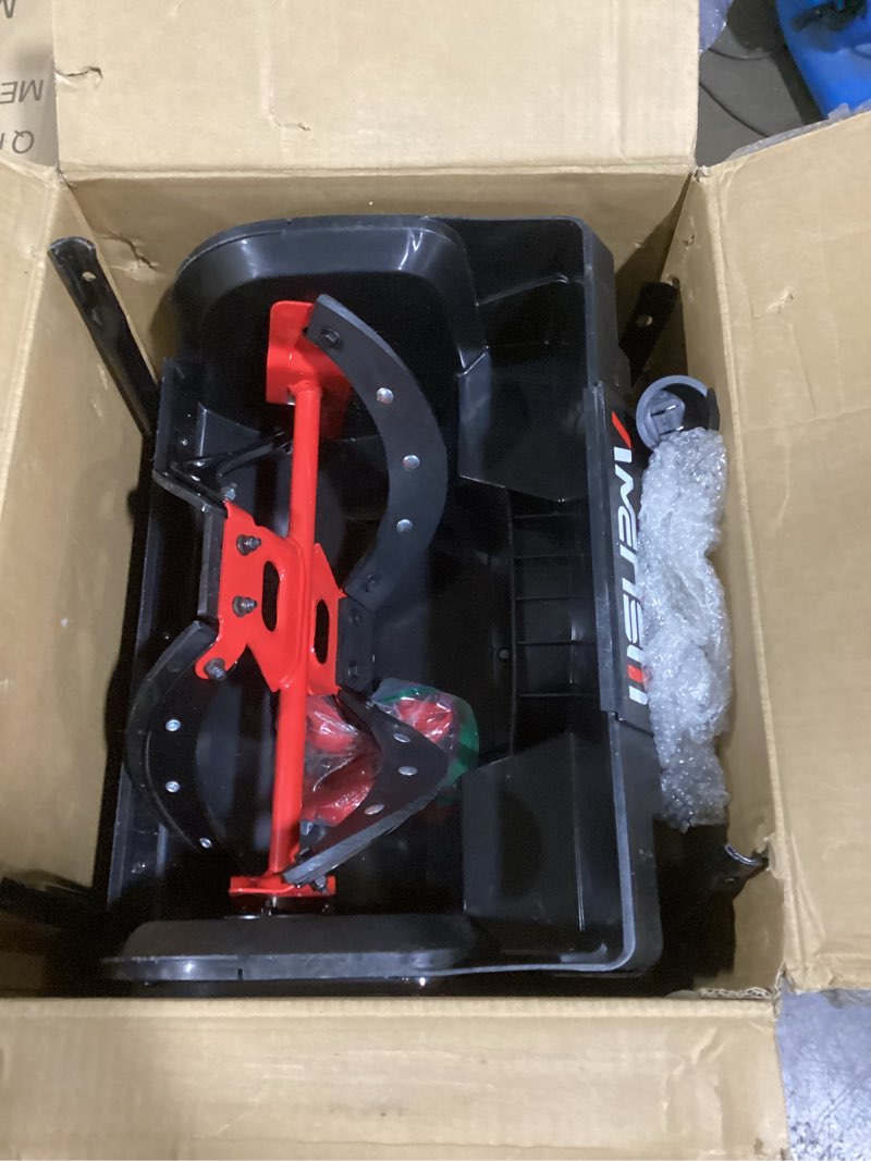 Condition photo showing Good Condition for 18-Inch Electric Snow Blower, 30 FT Throw Distance, 15-Amp Corded Snow Thrower, 2200 RPM Motor, Lightweight Snow Removal Machine for Driveway, Sidewalk, Patio & Small Yard 18" Corded Snow Blower