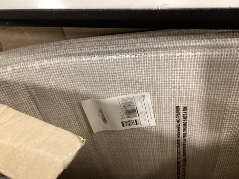 Condition photo showing Good Condition for CAMILSON Micro Loop Rug 6x9 Modern Luxury Geometric Arch Area Rugs Soft High and Low Pile Stain Resistant Easy-Cleaning Non-Shedding for Living Room Office Indoor Carpet (6 x 9 / White) Gy3 - White 6' x 9' (Rectangular)