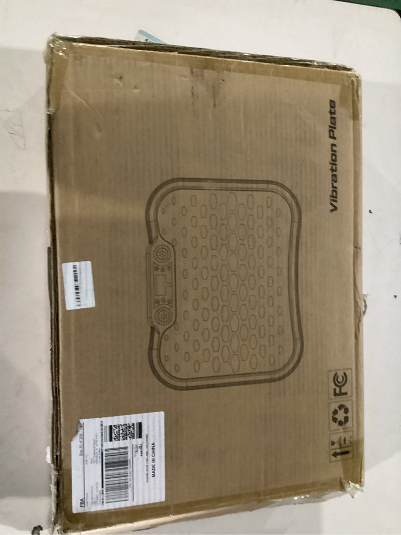 Condition photo showing New/Like New for Vibration Plate Exercise Machine, Vibrating Platform for Lymphatic Drainage Weight Loss, 250 Speeds Full Body Workout Vibrated Plates Fitness Platform for Home Women Men