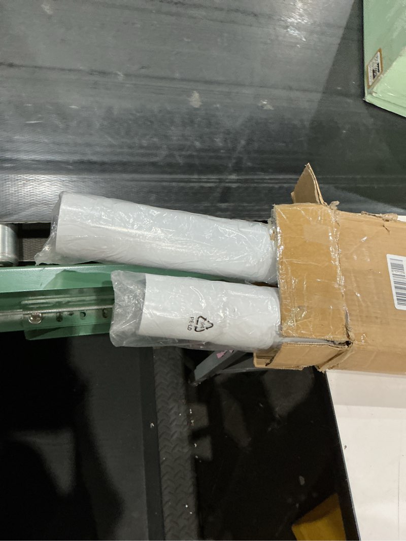 Condition photo showing As Is for household essentials steel white t-assembly (3-piece) ft-30 