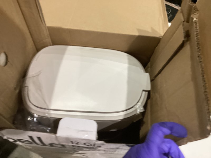 BELLA 12 Cup Programmable Coffee Marker, Reusable Dishwasher Safe Accessories, Easy LCD diaply, Auto