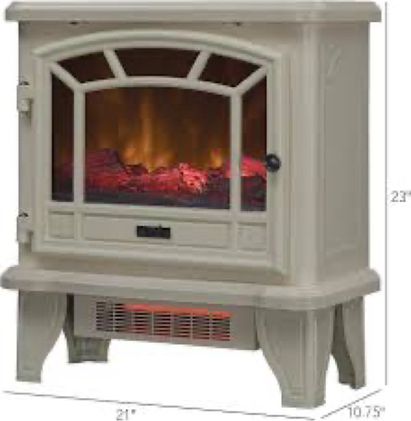 Duraflame infrared quartz electric stove heater. French Gray finish 