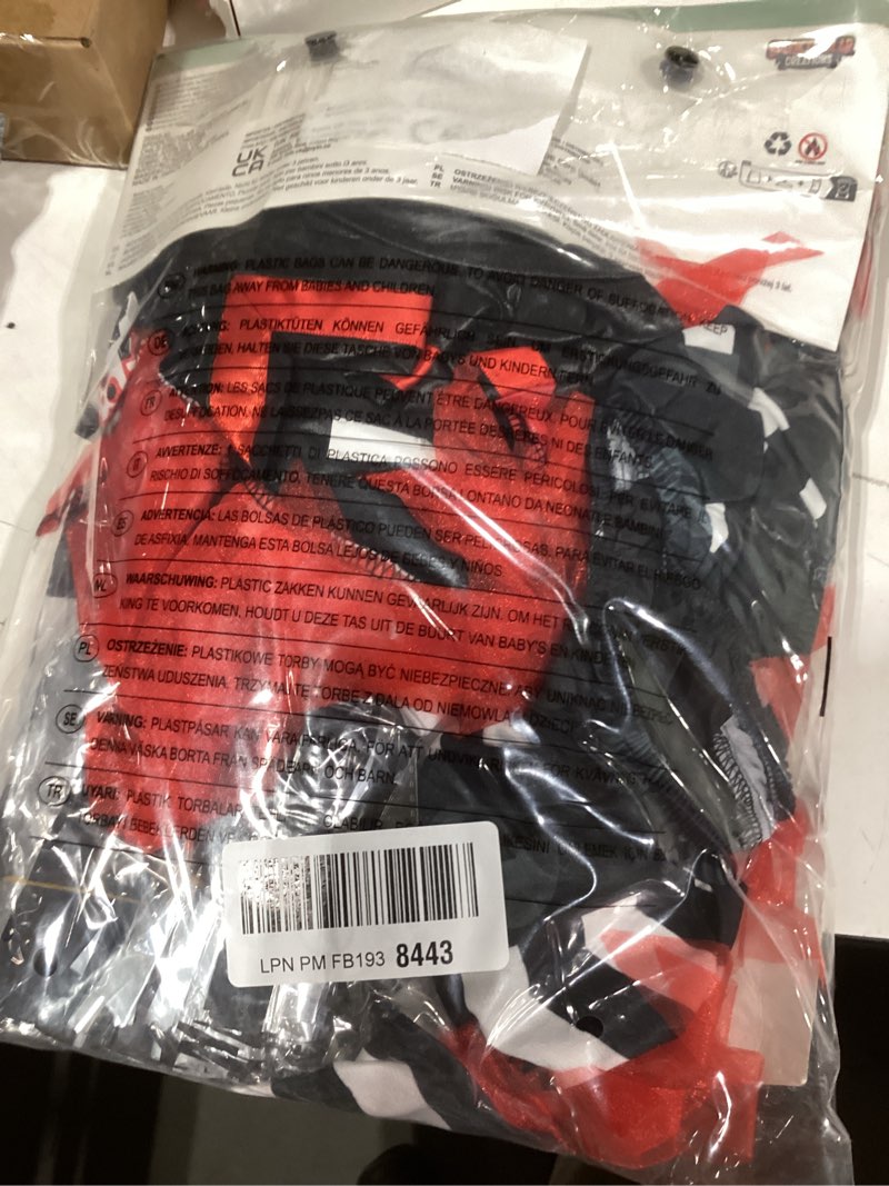 Condition photo showing Good Condition for Spooktacular Creations Kids Halloween Cheerleader Costume, Zombie Cheerless Costume for Girls, Dead Cheer Outfit Toddlers Black X-Large(12-14 yrs)