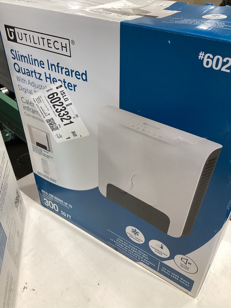 Condition photo showing Good Condition for Heat Storm 1500 -Watt Infrared Wall mount Indoor Electric Space Heater with Thermostat with Remote Item #7855321 | Model #A-1500-SED-WI