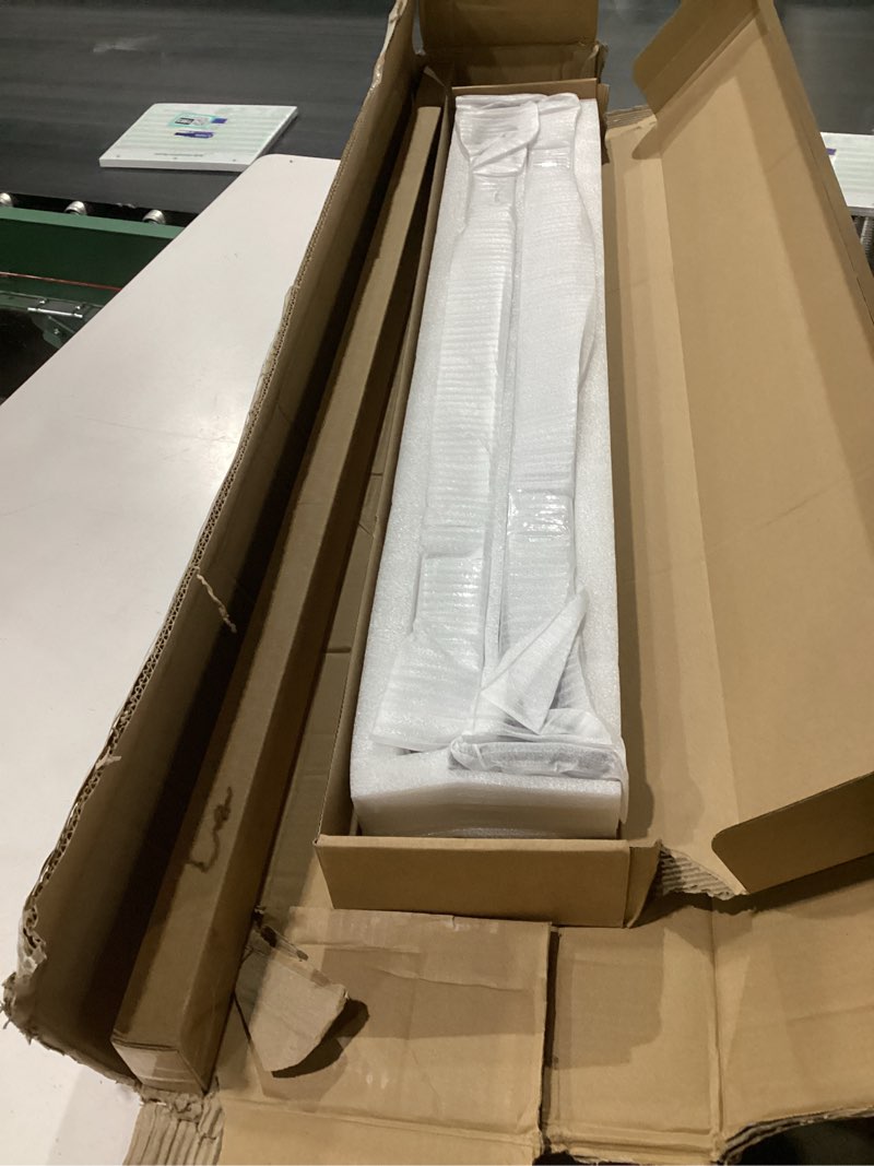 Condition photo showing New/Like New for 2ft-4ft complete 33° drilled cable railing system 42" with handrail cuttable, modular t304 stainless steel black angle cable railing posts kit with 1/8" cable railing hardware for 28-38° step 4ft stair mount
