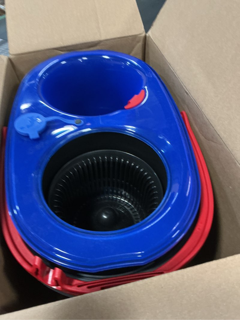 Condition photo showing As Is for O-Cedar RinseClean Spin Mop & Bucket System + 1 Extra Mop Head | Clean with Clean Water | Removes 99% of Bacteria Rinseclean Spin Mop & Bucket + 1 Extra Refill Cleaning System