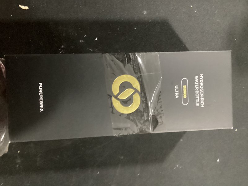 Condition photo showing As Is for PUREPEBRIX Hydrogen Water Bottle Generator-Up to 8100 PPB Molecular Hydrogen, 12-Hour Hydrogen Reten