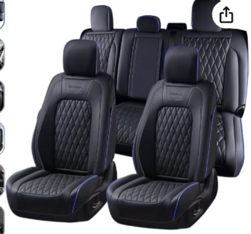 Fumgil Fit for Ford F150 Seat Covers 2009-2025 2026 and F250 F350 F450 2017-2026 Waterproof Durable 