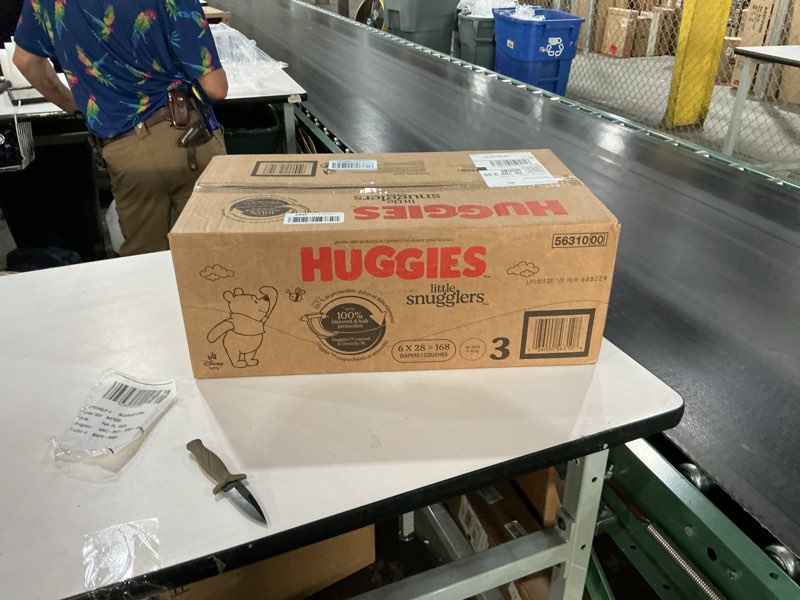 Condition photo showing New/Like New for Huggies Little Snugglers Disposable Diapers - Size 3 - 168ct