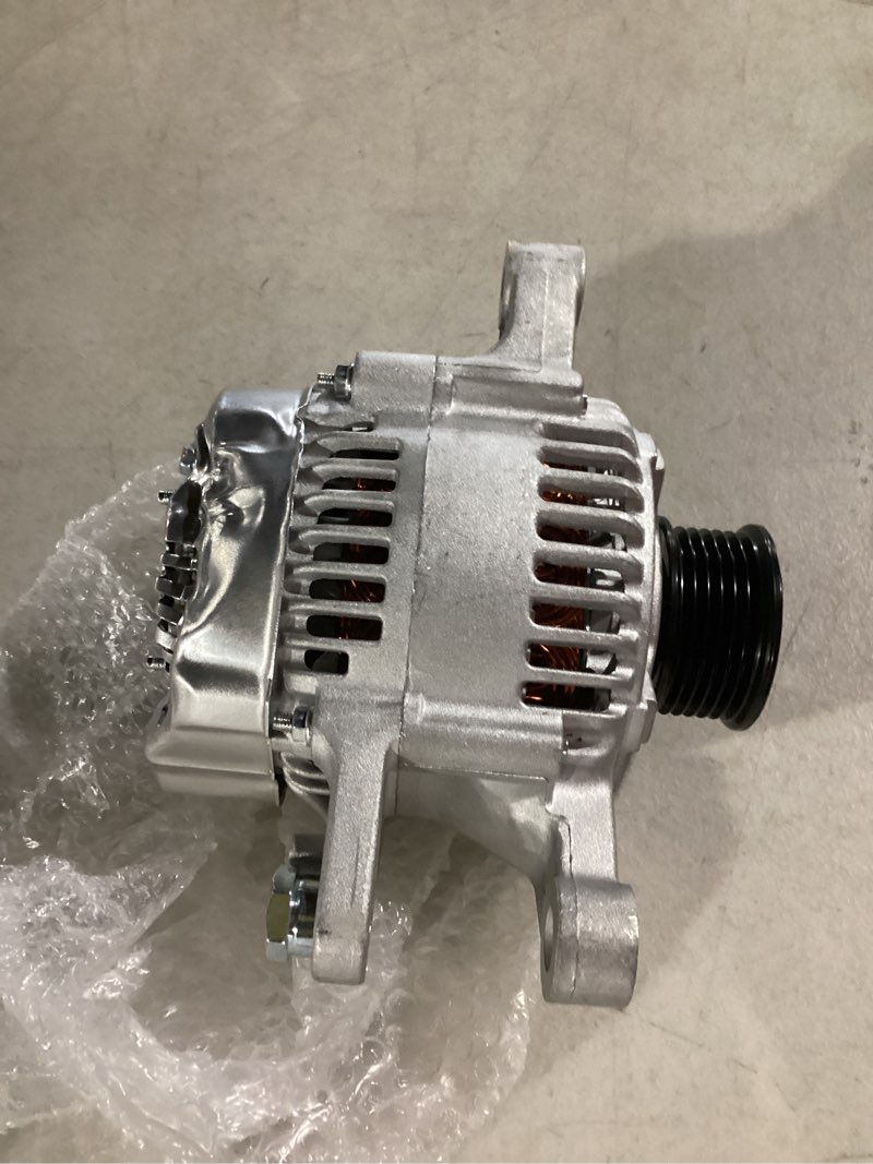 Condition photo showing As Is for alternator