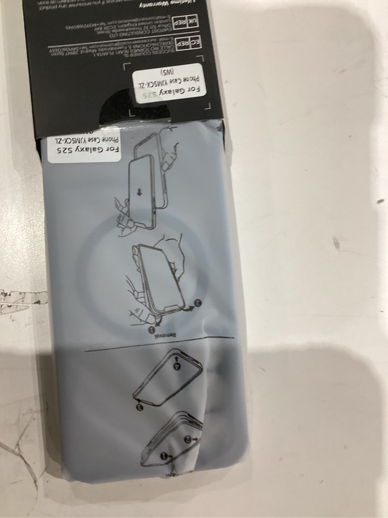 Condition photo showing Good Condition for TOCOL Magnetic for Samsung Galaxy S25 Case, Upgraded Full Camera Protection, Compatible with Magsafe, Drop Protection Slime Clear Back Cover for Samsung Galaxy S25 6.2-Inch (Blue) Galaxy S25 Blue