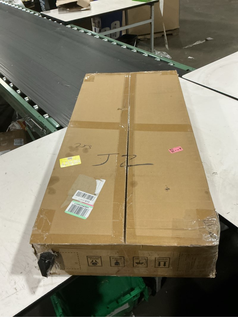 Condition photo showing Good Condition for dj booth - adjustable height (33inch / 37.8inch), portable dj table stand with carry bag, black & wh