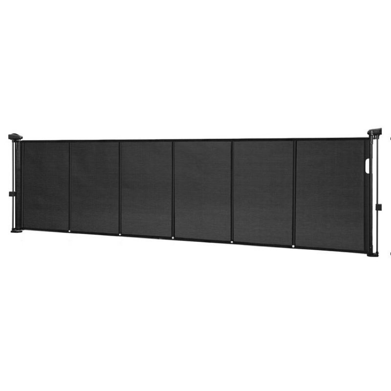 reinforced 48\" extra tall x 100\" extra long baby gates for wide openings retractable baby gates extr
