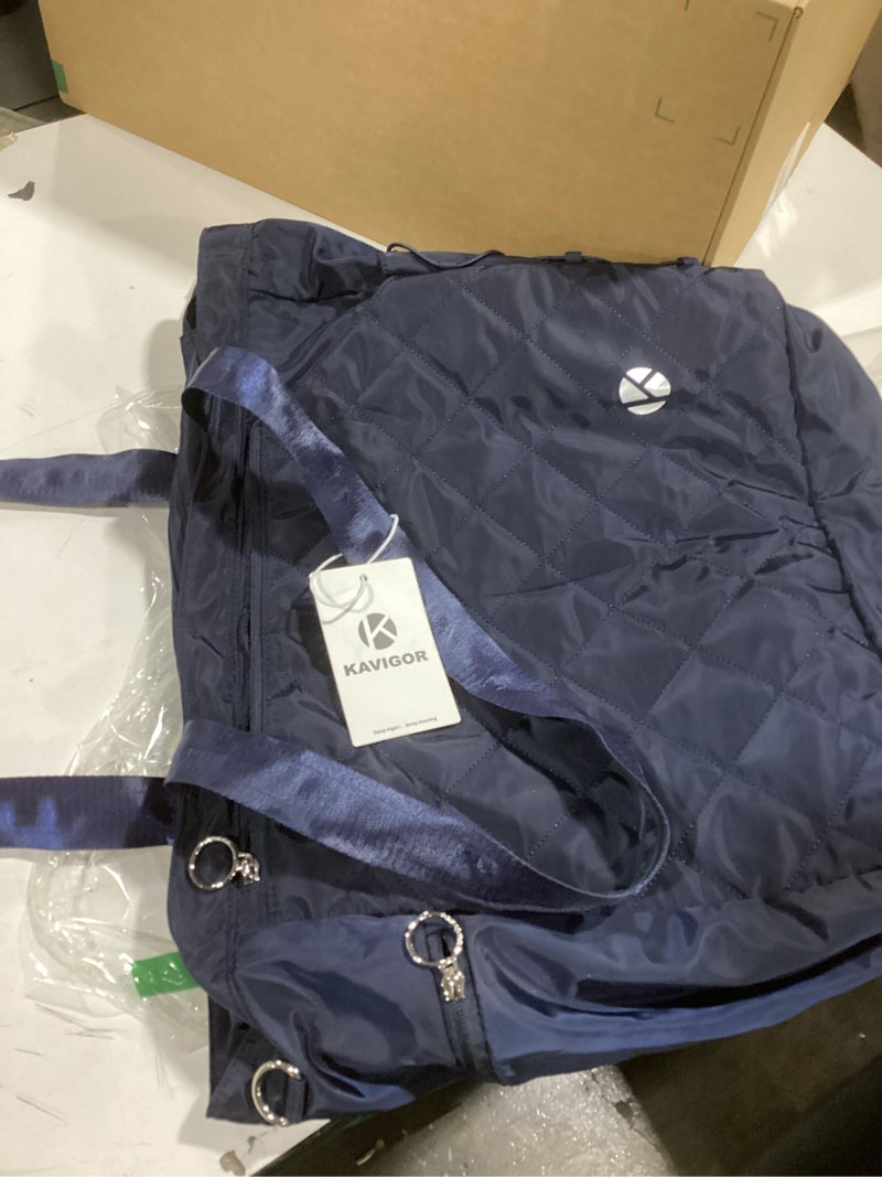 Condition photo showing Good Condition for Tennis Tote Bag with Shoe Compartment - Extra-Large Quilted Pickleball Bag Holds 2-4 Rackets, Water-Resistant & Lightweight for Men & Women Blue