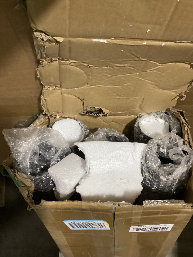 Condition photo showing Good Condition for street light pole 16ft tall, outdoor metal split heavy duty street lamp post for outside large solar street lights with mounting steel anchor for street, parking lots, park & patio