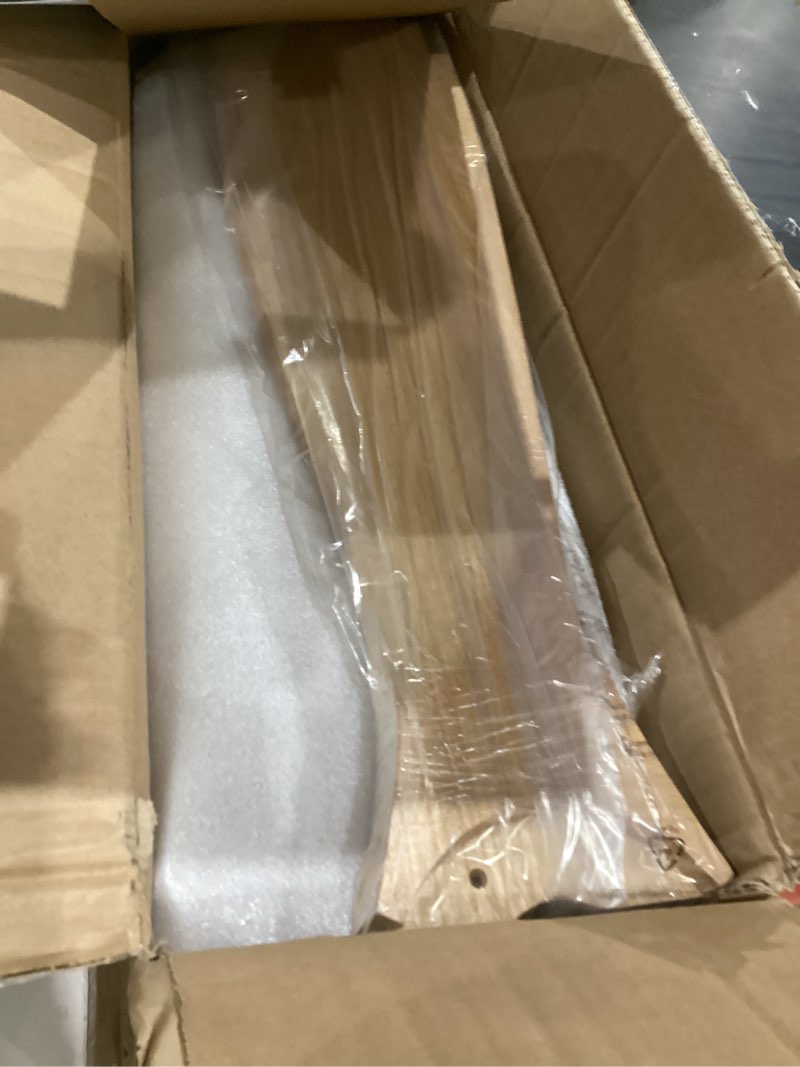 Condition photo showing Good Condition for 52" Wood Ceiling Fan with Lights Remote Control,Quiet DC Motor 3 Blade Ceiling Fans for Patio Living Room, Bedroom, Office,Indoor Outdoor(Black) Black 52 inch with Light