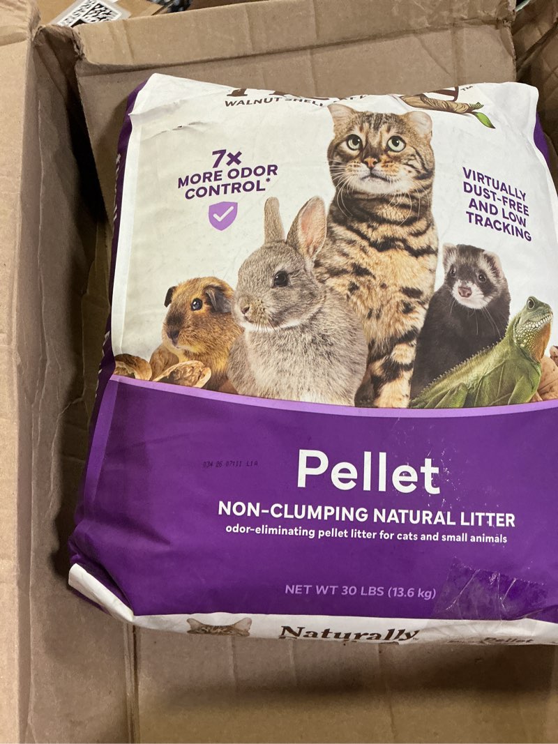 Condition photo showing Good Condition for naturally fresh non-clumping pellet litter 30 lb.