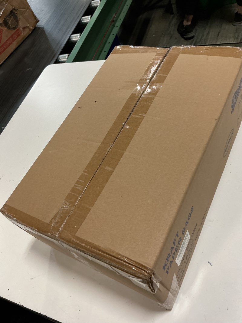 Condition photo showing New/Like New for slfxotro 100 pack paper bags with handles,10 × 5 × 13 inches,gift bags medium size,gifts bag bulk for festival,birthday, favor,party,shopping,retail merchandise,brown brown- 1 count (pack of 100)
