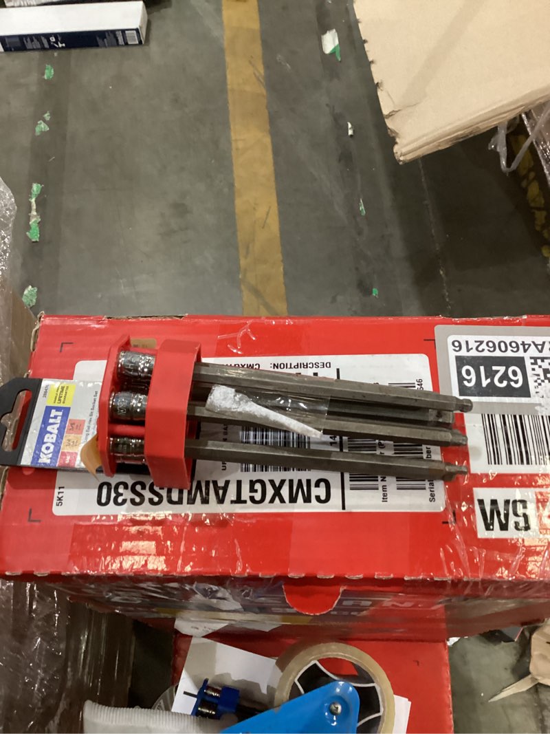 Condition photo showing As Is for kobalt 7 -piece 1/4-in 3/8-in drive set hex bit driver socket set