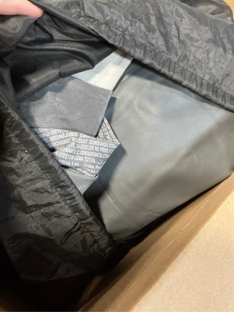 Condition photo showing As Is for Queen Air Mattress with Built-in Rechargeable Pump & Flocked Surface 18" Elevated Blow up Mattress f
