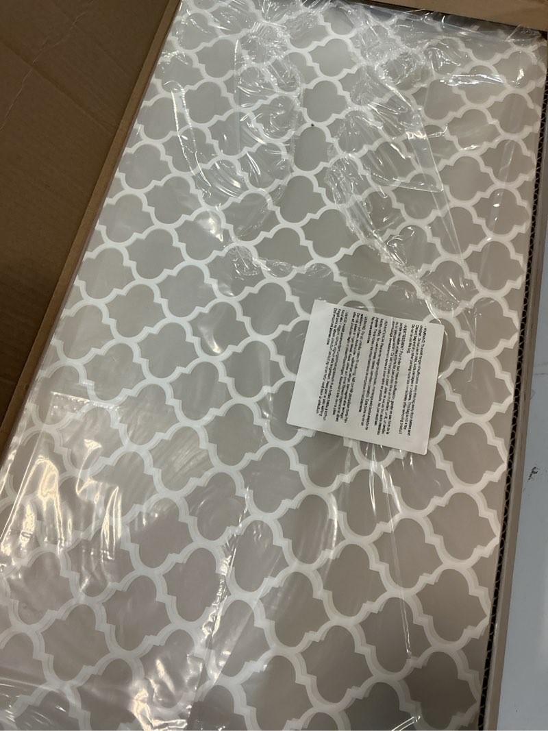 Condition photo showing Good Condition for brian & dany wire shelf liner 14" x 30", heavy duty shelf liners for wire shelving, waterproof protector mats, set of 5, quatrefoil grey quatrefoil grey 14"x 30"