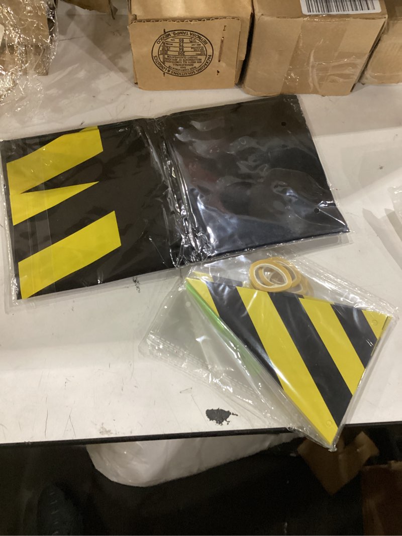 Condition photo showing New/Like New for 6 pcs construction tablecloth banner birthday party supplies decorations 4 banners 2 table cloths workplace safety decor dump truck excavator party favors(black,trendy) black trendy