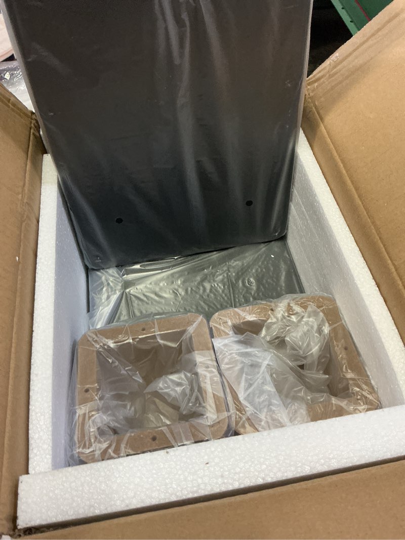 Condition photo showing New/Like New for meccanixity wood speaker stands, 2 pack 5.9 inch (15cm) universal speaker stand hollowed stands enhanced audio listening for home theaters cinema