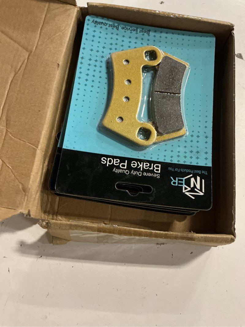 Condition photo showing Good Condition for zinger brake pads for polaris ranger xp 1000 2018-2023,polaris general 1000 eps 2016-2023,ranger crew xp 1000 2020-2023,general 1000 sport 2020-2025,4 set front and rear brake pads semi-metallic material