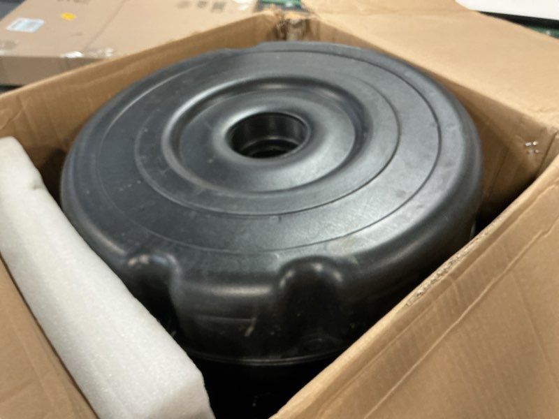 Condition photo showing As Is for Pond Fountain Aerator, 1HP 16000 GPH 750W 110V/120V Stainless Steel Floating Fountain Pump With 100ft Power Cord & Rope & Timer for Small Large Outdoor Ponds & Lakes Black