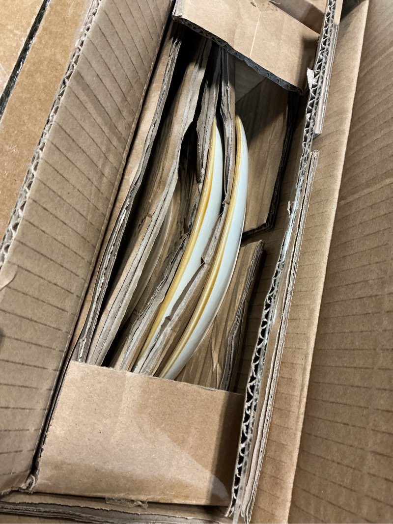 Condition photo showing As Is for AmorArc Ceramic Dinnerware Sets,Handmade Reactive Glaze Stoneware Plates and Bowls Set,Highly Chip and Crack Resistant | Dishwasher & Microwave Safe Dishes Set,Service for 8 (24pc) Beige Service for 8