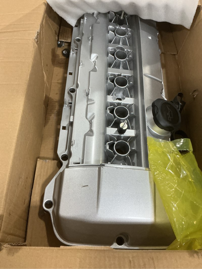 Condition photo showing Good Condition for mitzone upgrade aluminum valve cover compatible with 2002-2006 bmw x5 x3 530i 525i 325i 325ci 325xi 330i 330xi 330ci z4 replace 11127512839 white-aluminum