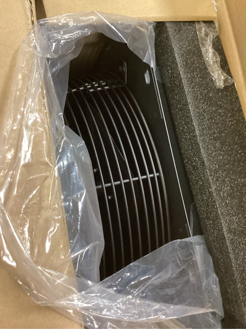 Condition photo showing Good Condition for HG Power 12 Inch Shutter Exhaust Fan, 764CFM High-Speed, 1400RPM Wall-Mounted Ventilation Fan for Shed, Garage, Greenhouse - with, ON/OFF Switch & 8FT Power Cord, Black 12 inch with Switch AC Motor