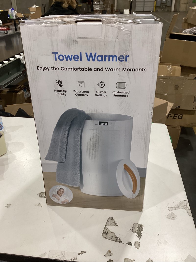 Condition photo showing As Is for Towel warmer