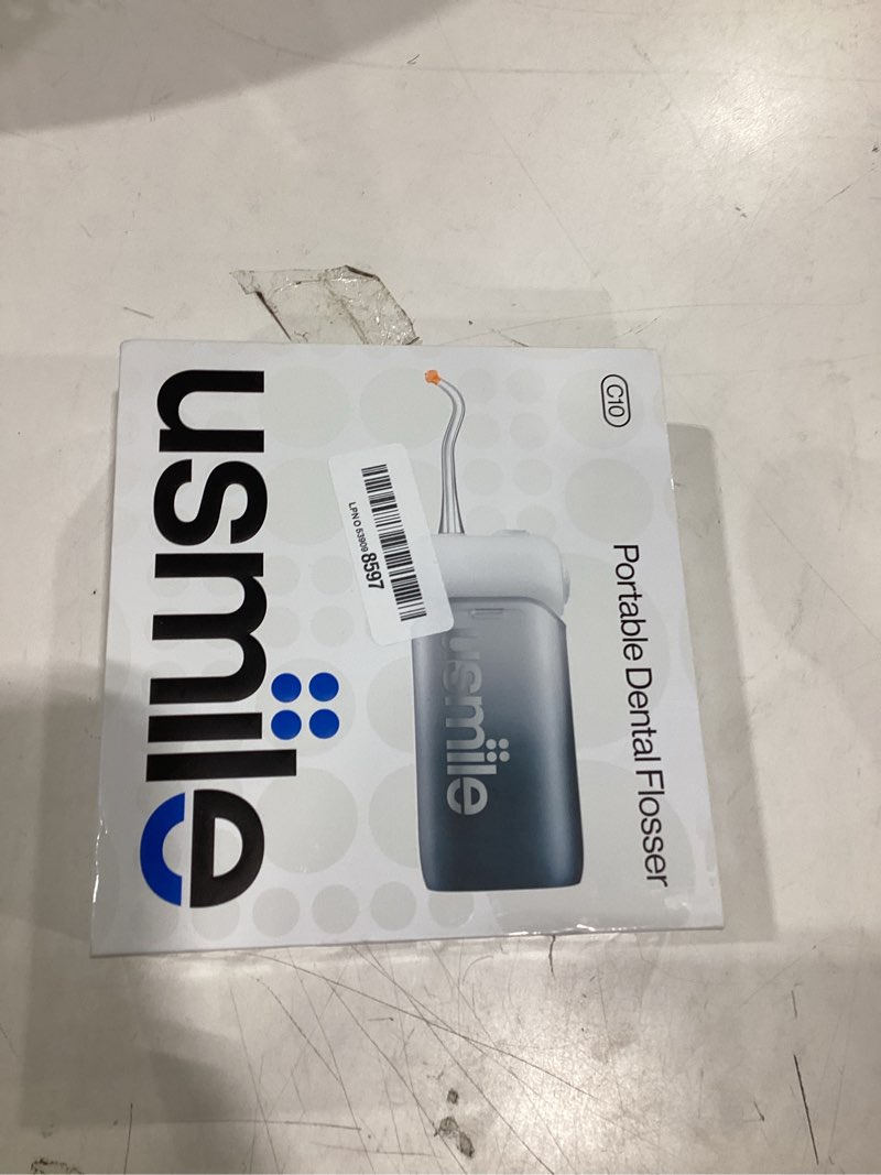 Condition photo showing Good Condition for usmile c10 portable water flosser – travel-friendly, 95-day battery, 4 modes, 360° nozzle, 180ml tank, ipx7 waterproof, dentist-recommended for braces, implants & sensitive gums (inkstone black)